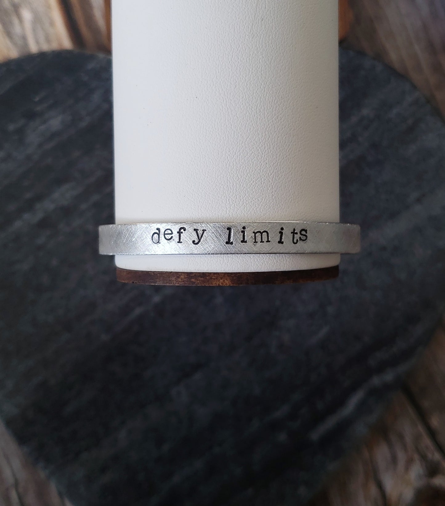 Stainless steel (brushed) cuff bracelet