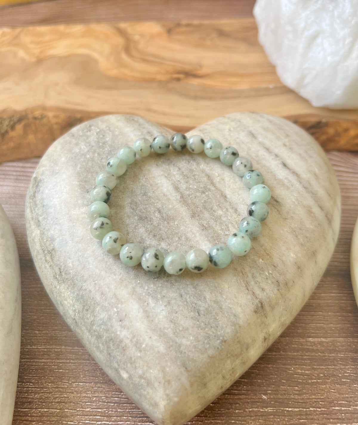 Kiwi jasper bracelet