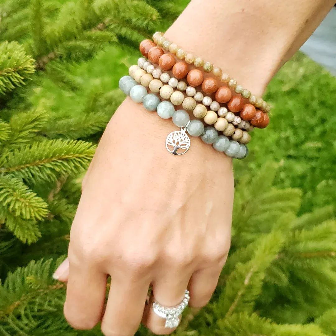 Bracelet stack~ tree of life