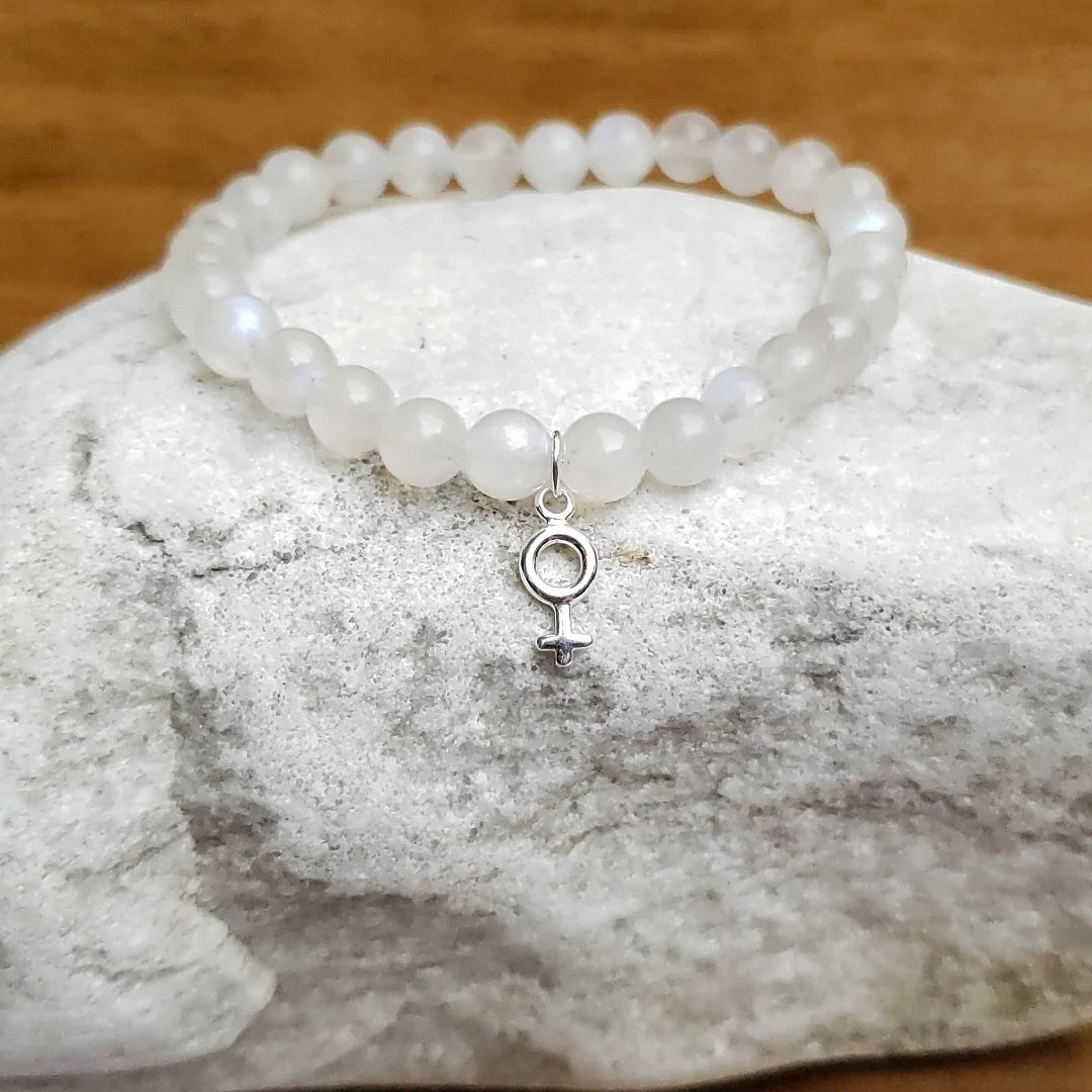 Goddess bracelet- Moonstone