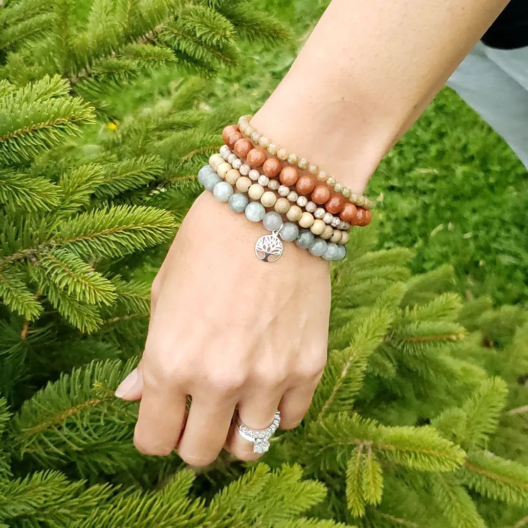 Bracelet stack~ tree of life