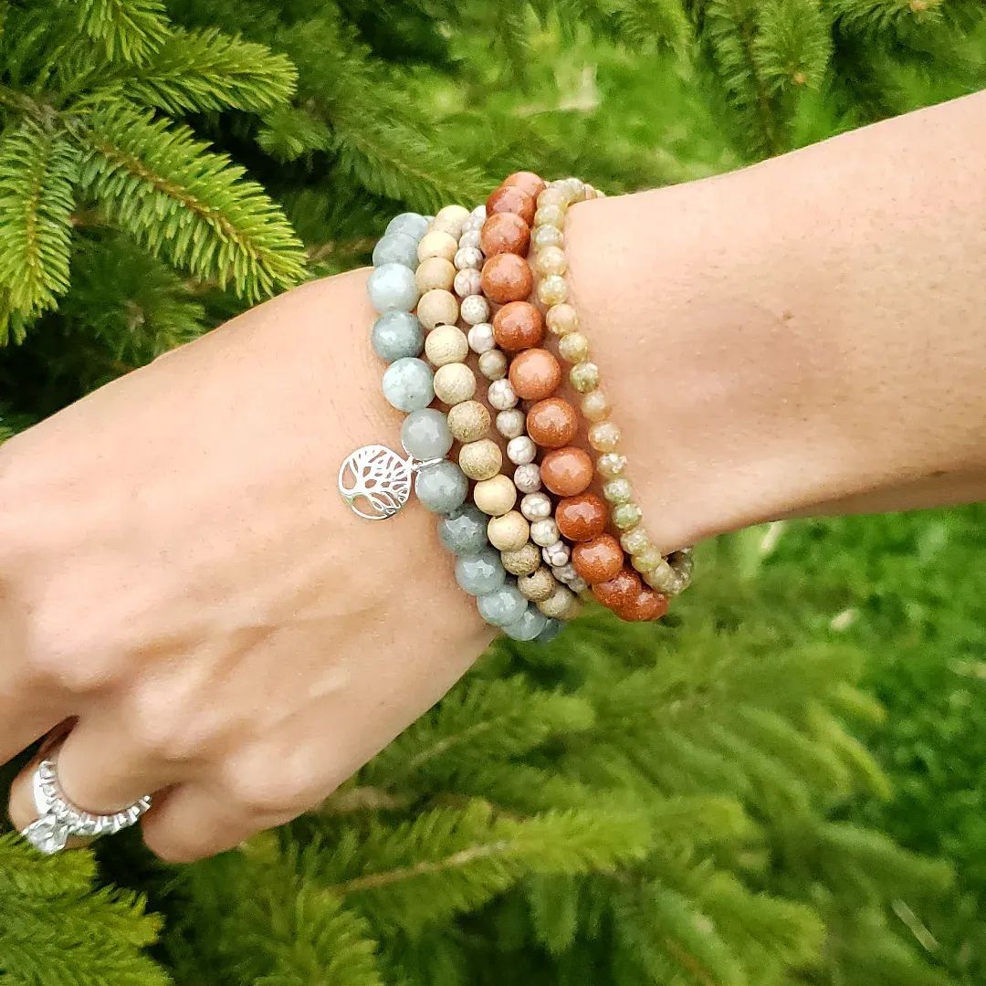 Bracelet stack~ tree of life