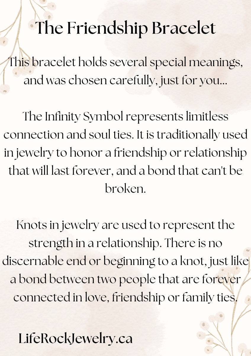 Friendship/sister bracelet