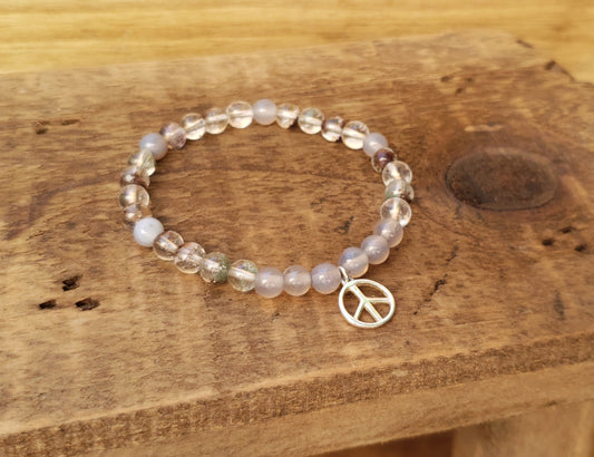 Peace sign bracelet