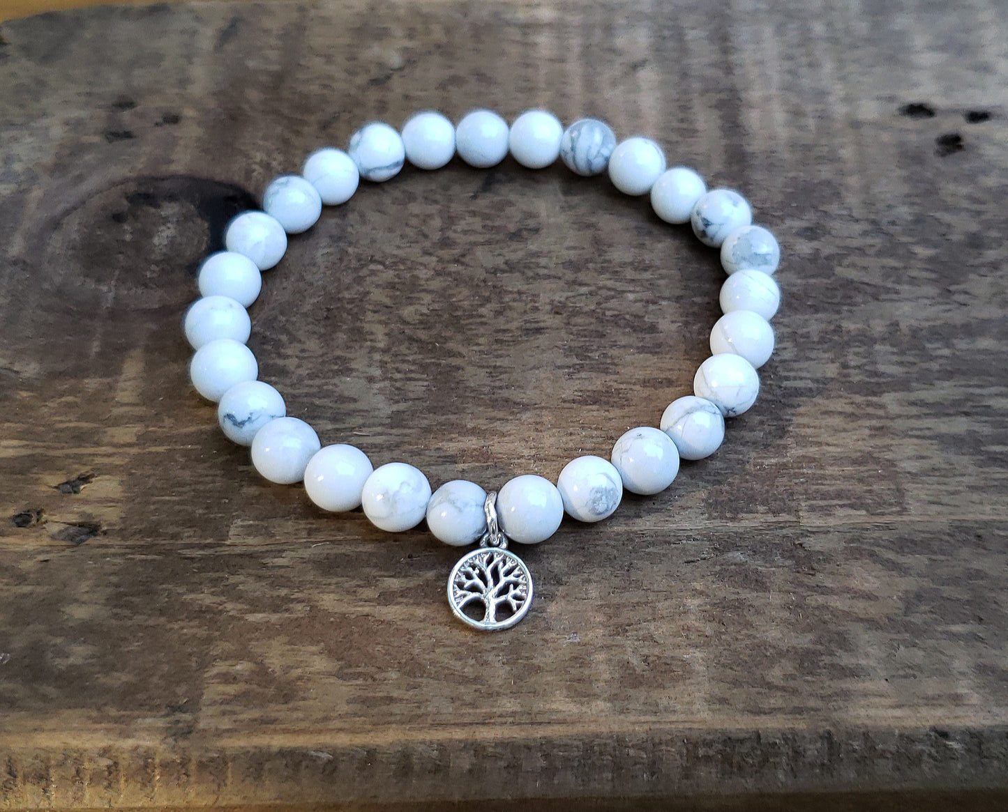 A Tree of life bracelet- Howlite