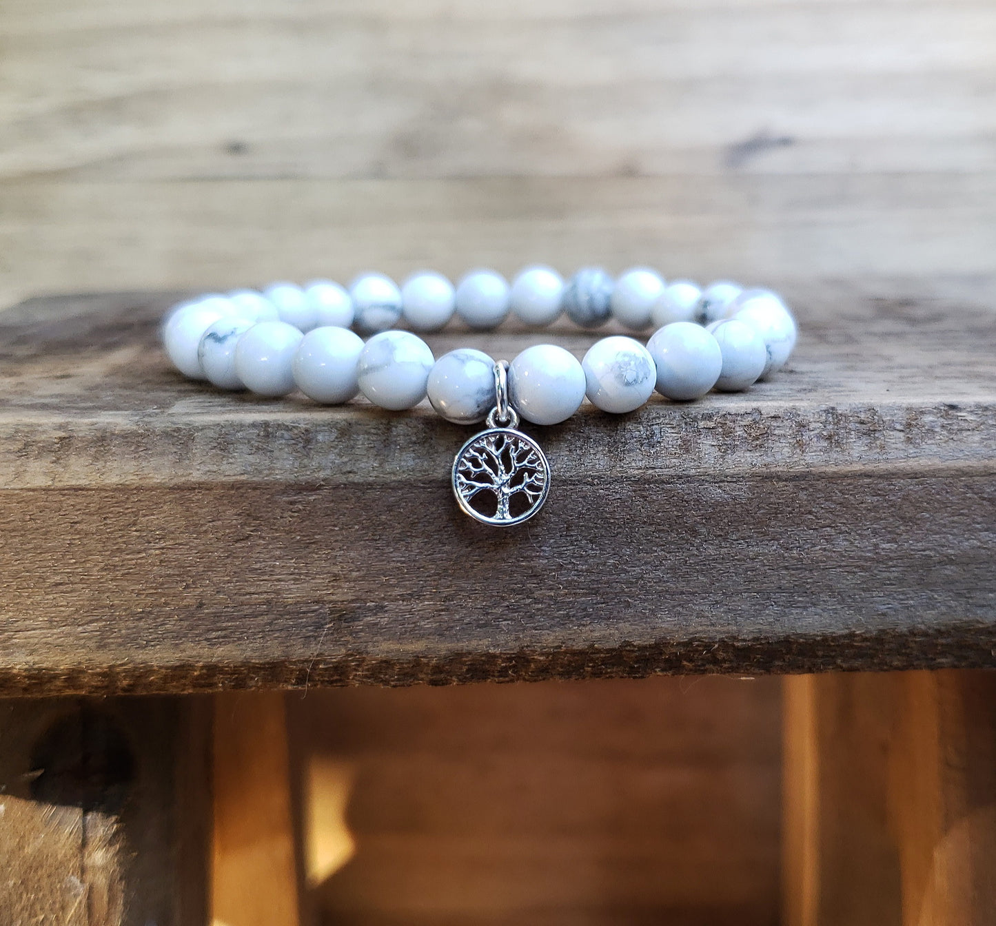 A Tree of life bracelet- Howlite