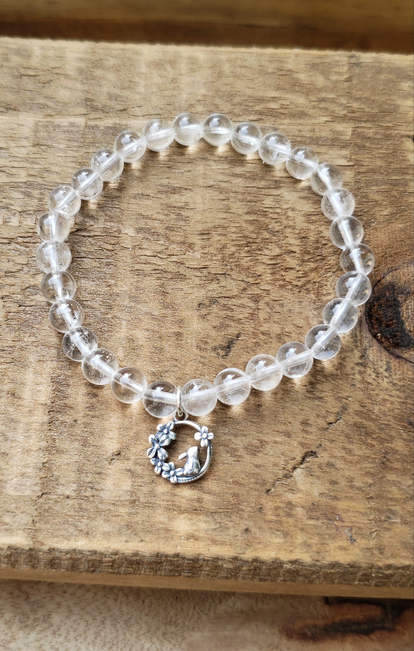 HSDR fundraising item! Crystal quartz bracelet