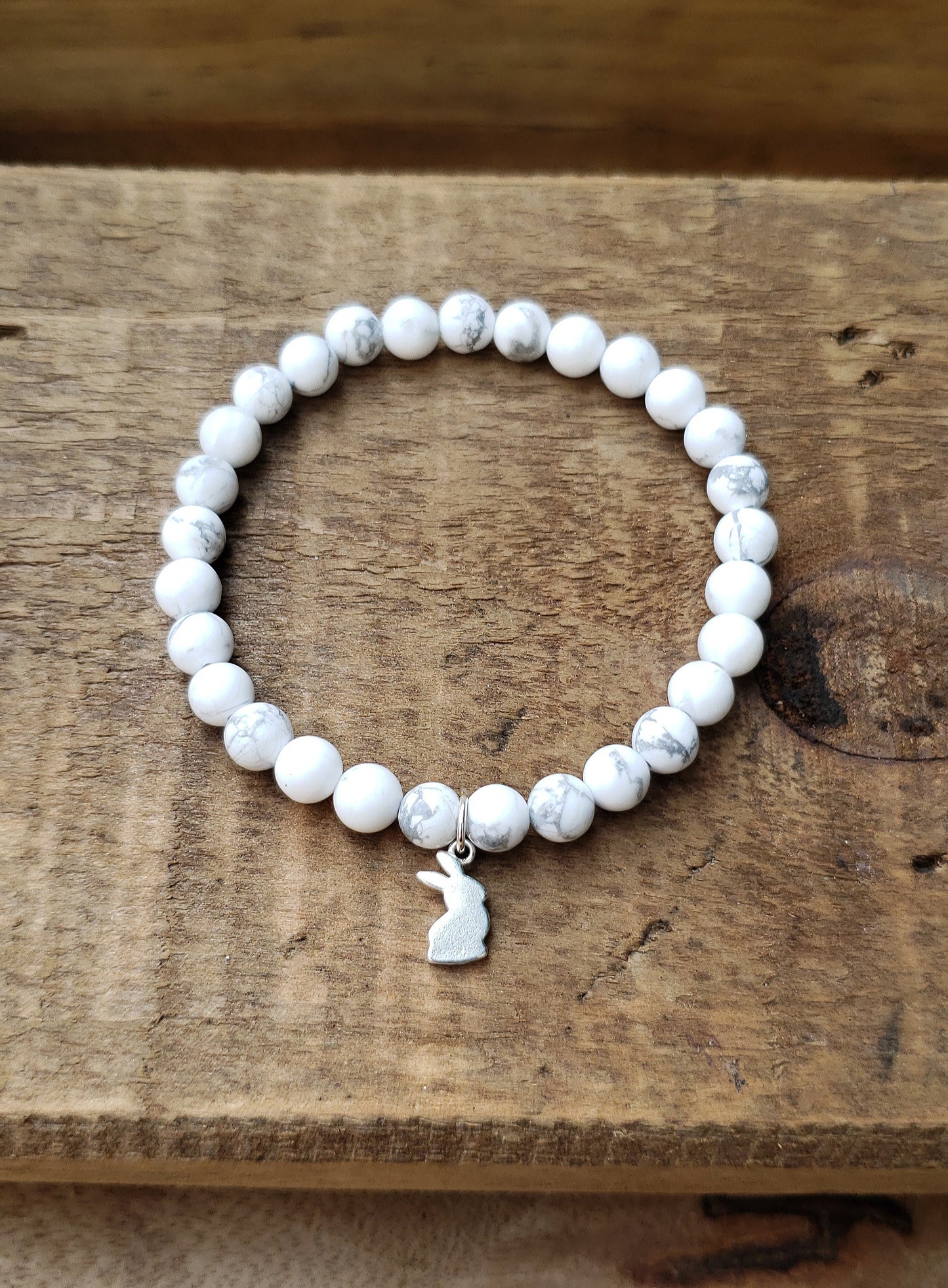 HSDR fundraising item! Howlite bracelet