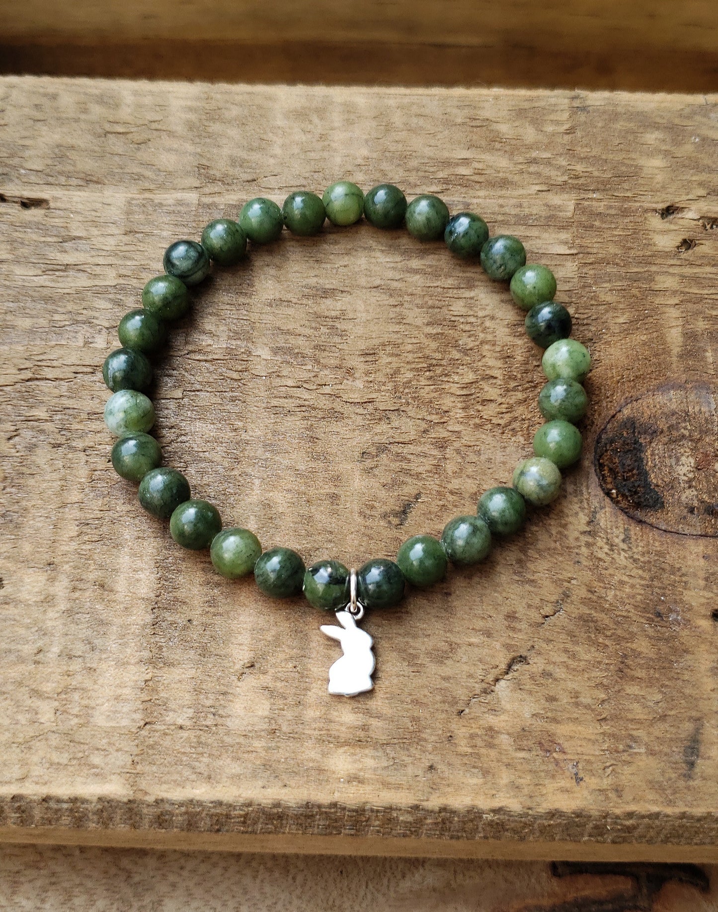 HSDR fundraising item! Dark green jadeite bracelet