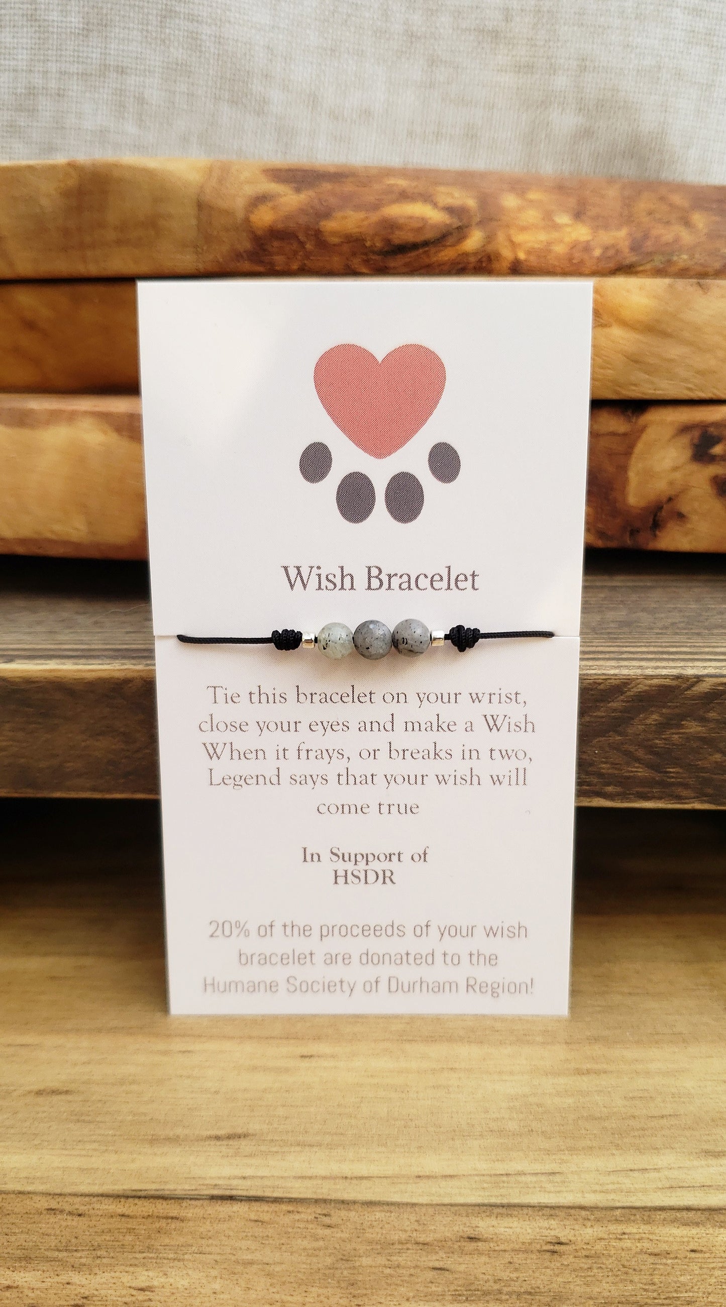 HSDR fundraising item! Wish bracelet