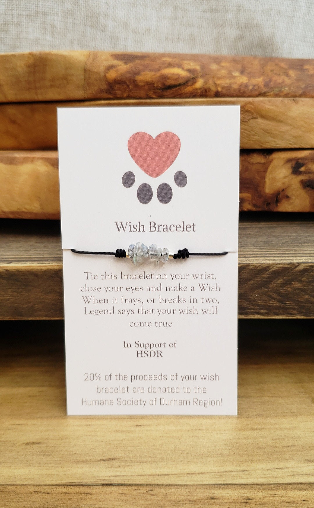 HSDR fundraising item! Wish bracelet