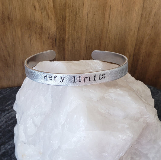 Stainless steel (brushed) cuff bracelet