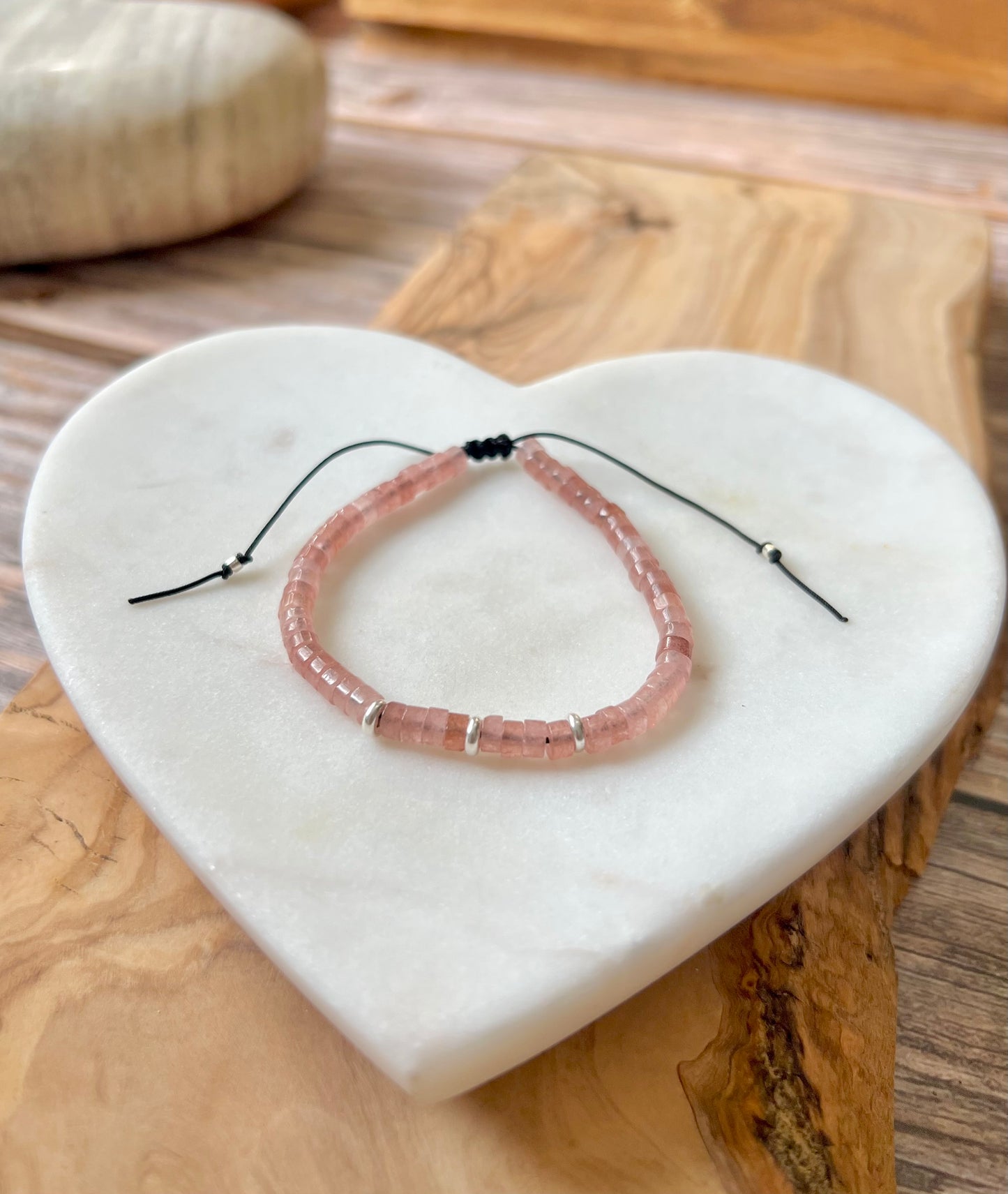 4mm gemstone stacking bracelet