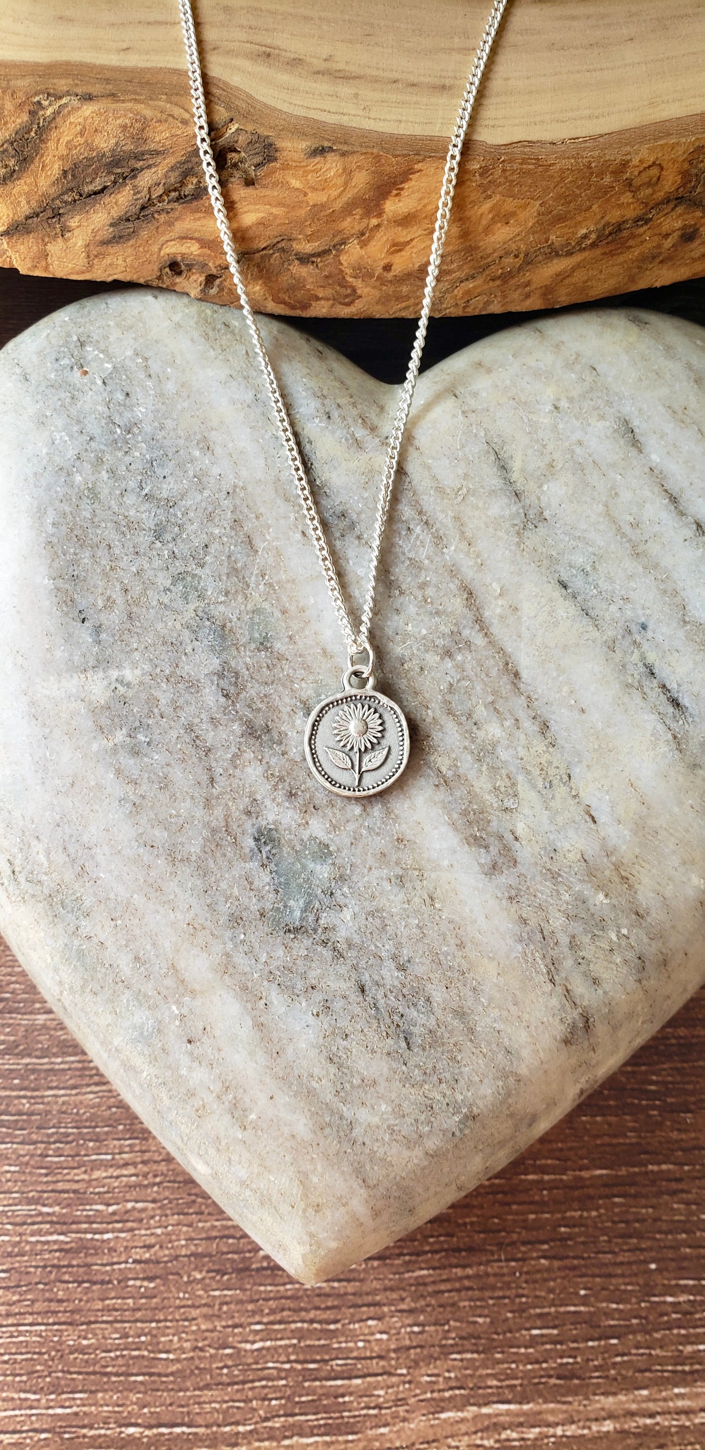 "Coin" Necklace~ Sunflower