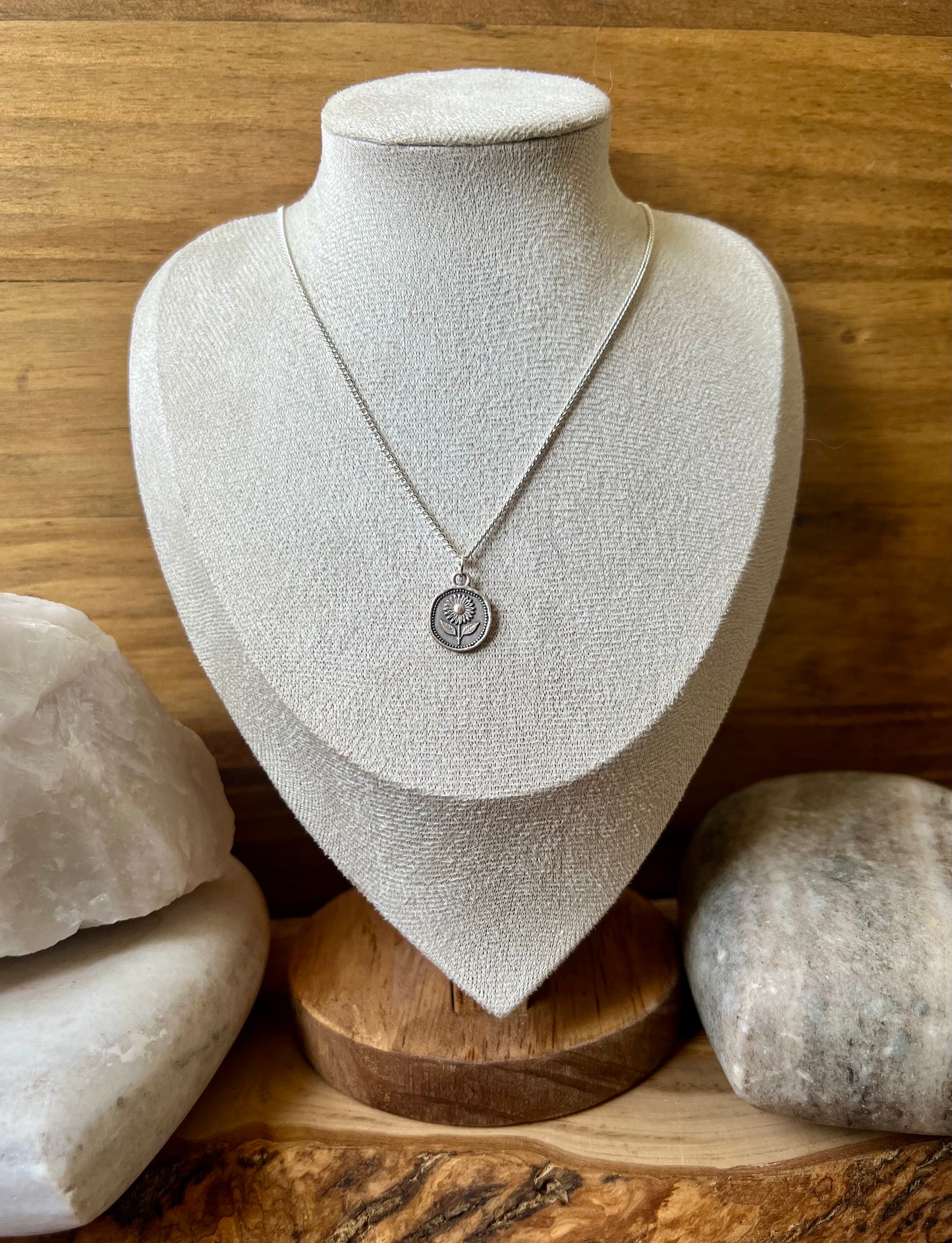 "Coin" Necklace~ Sunflower