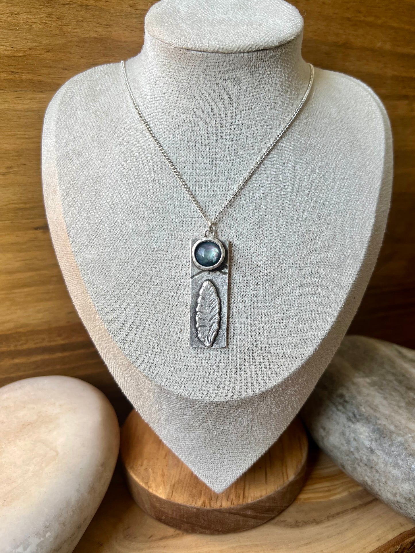 Aurora borealis necklace~ Mountain tree