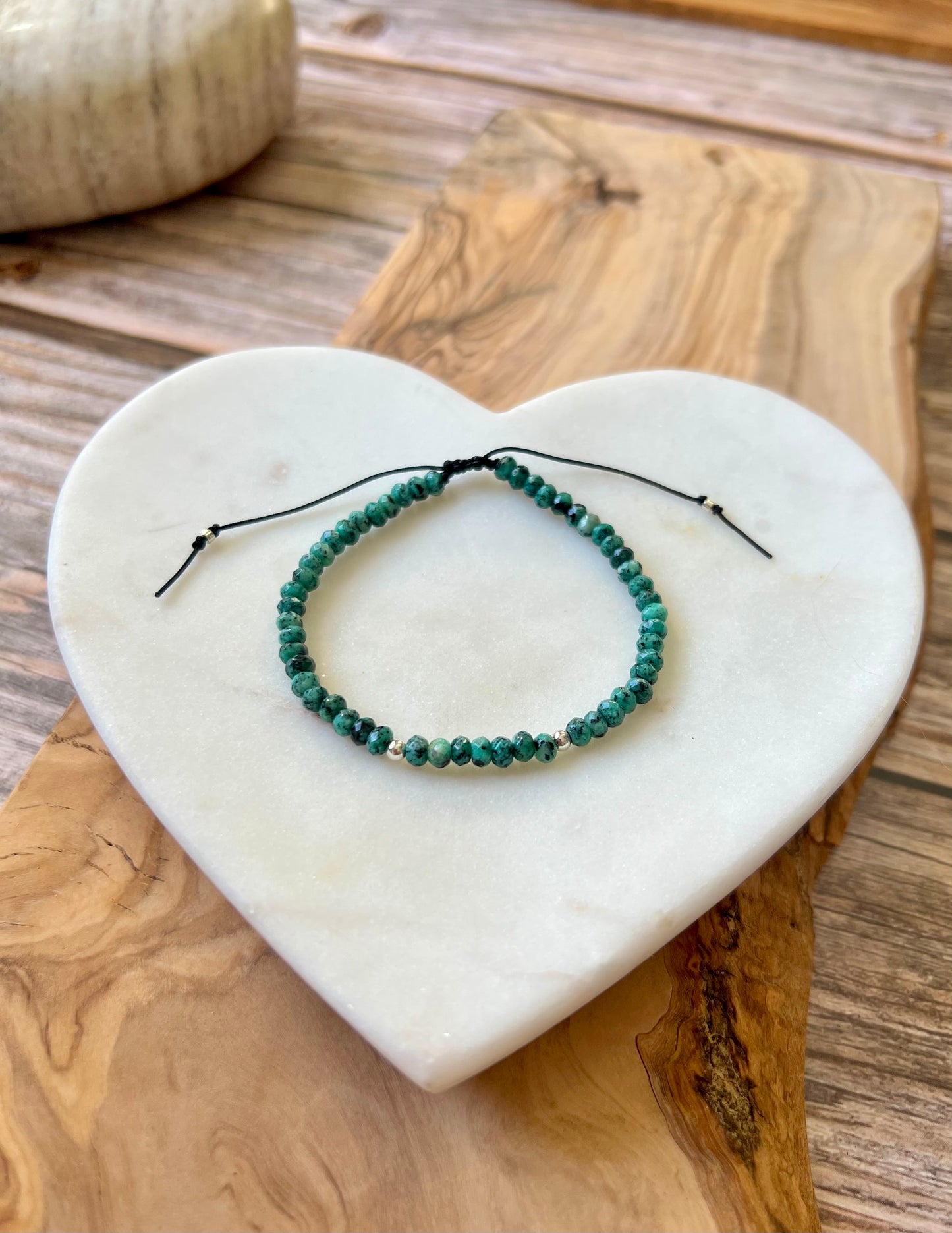 4mm gemstone stacking bracelet