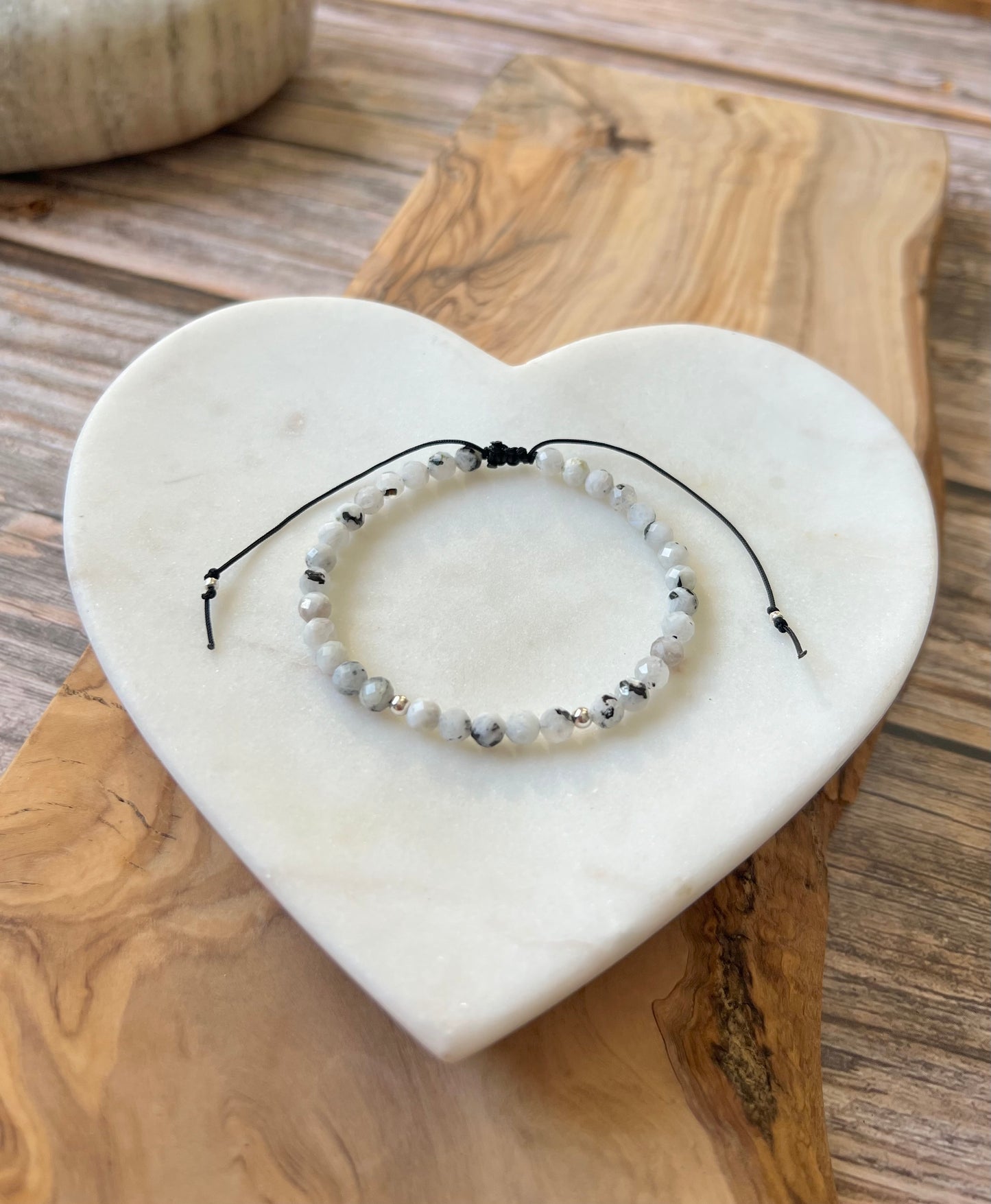 4mm gemstone stacking bracelet