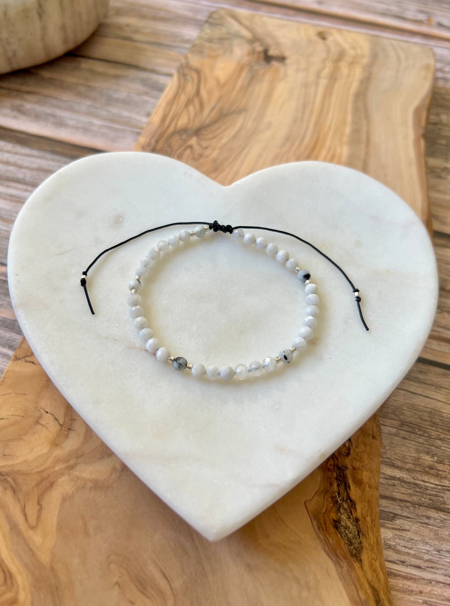 4mm gemstone stacking bracelet