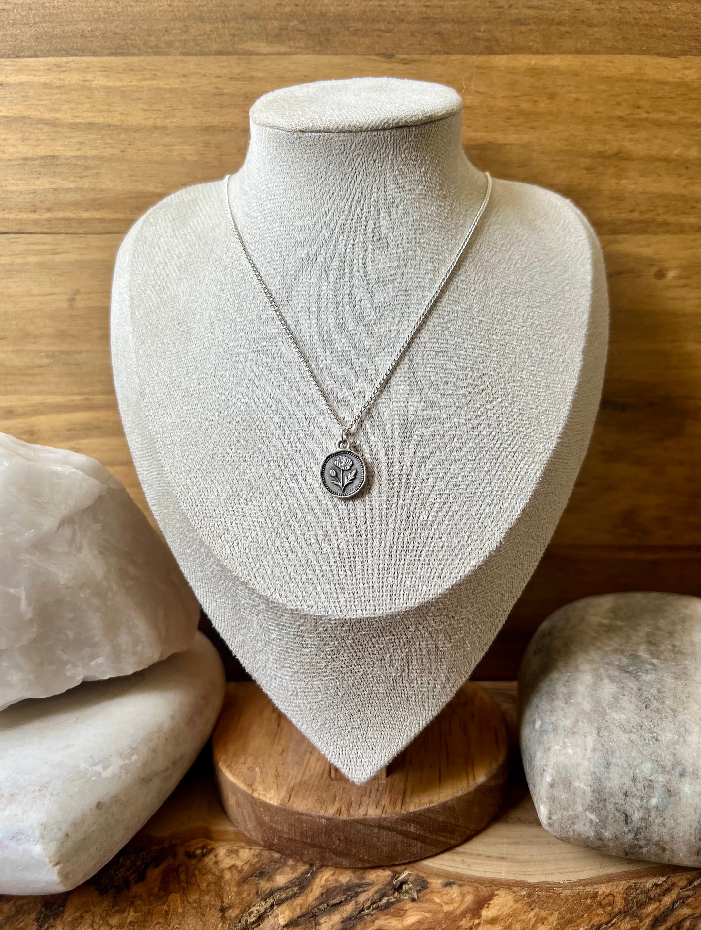 "Coin" Necklace~ Poppy