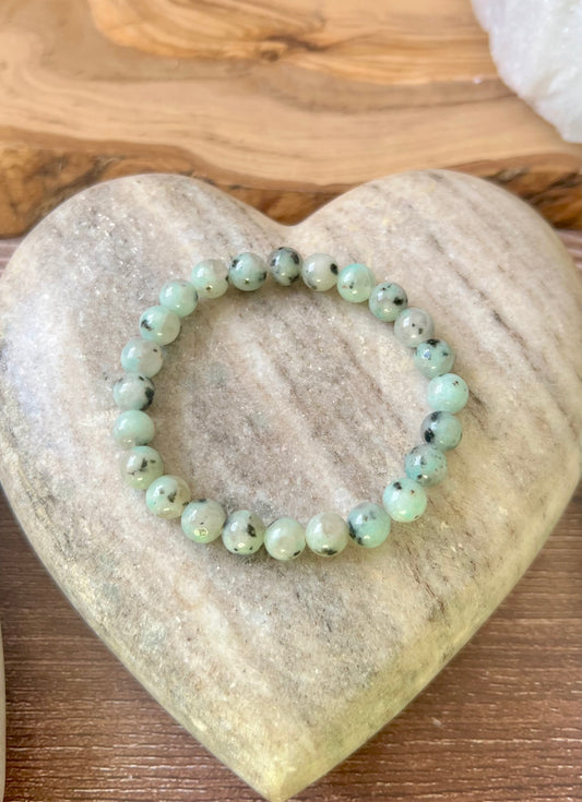 Kiwi jasper bracelet