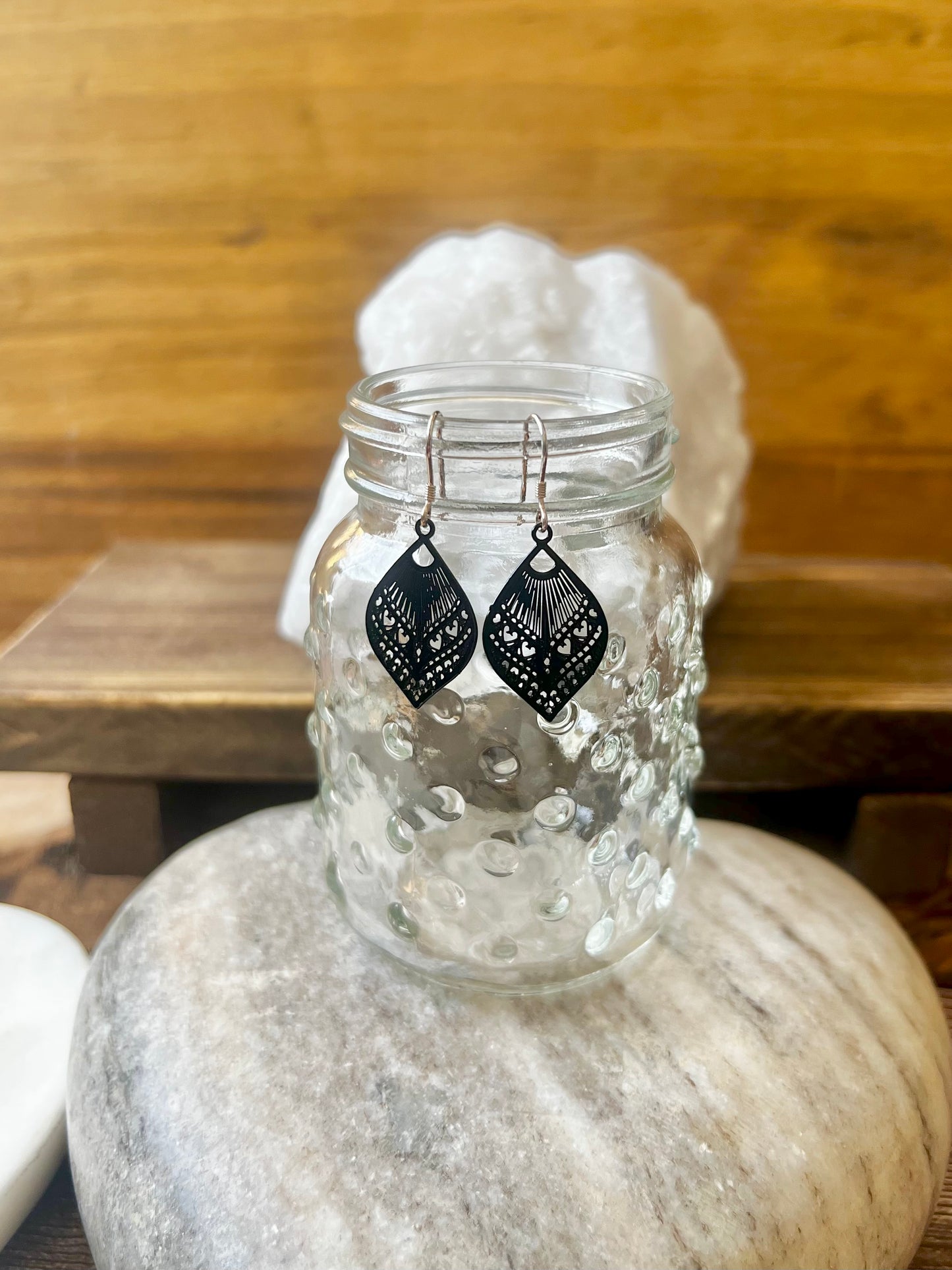 Lightweight filigree earrings