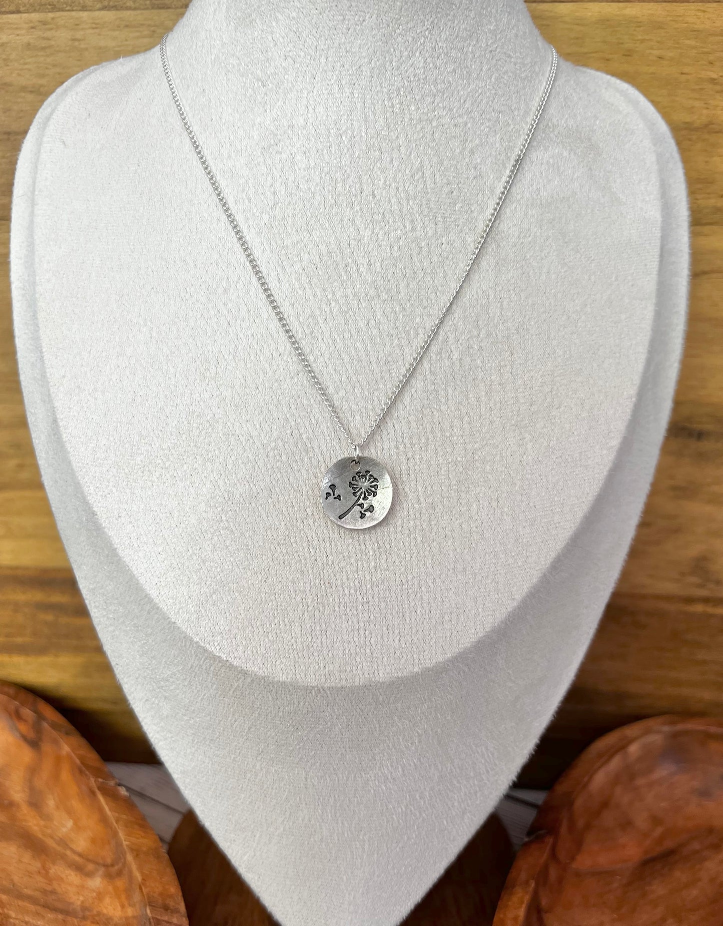 Dandelion necklace