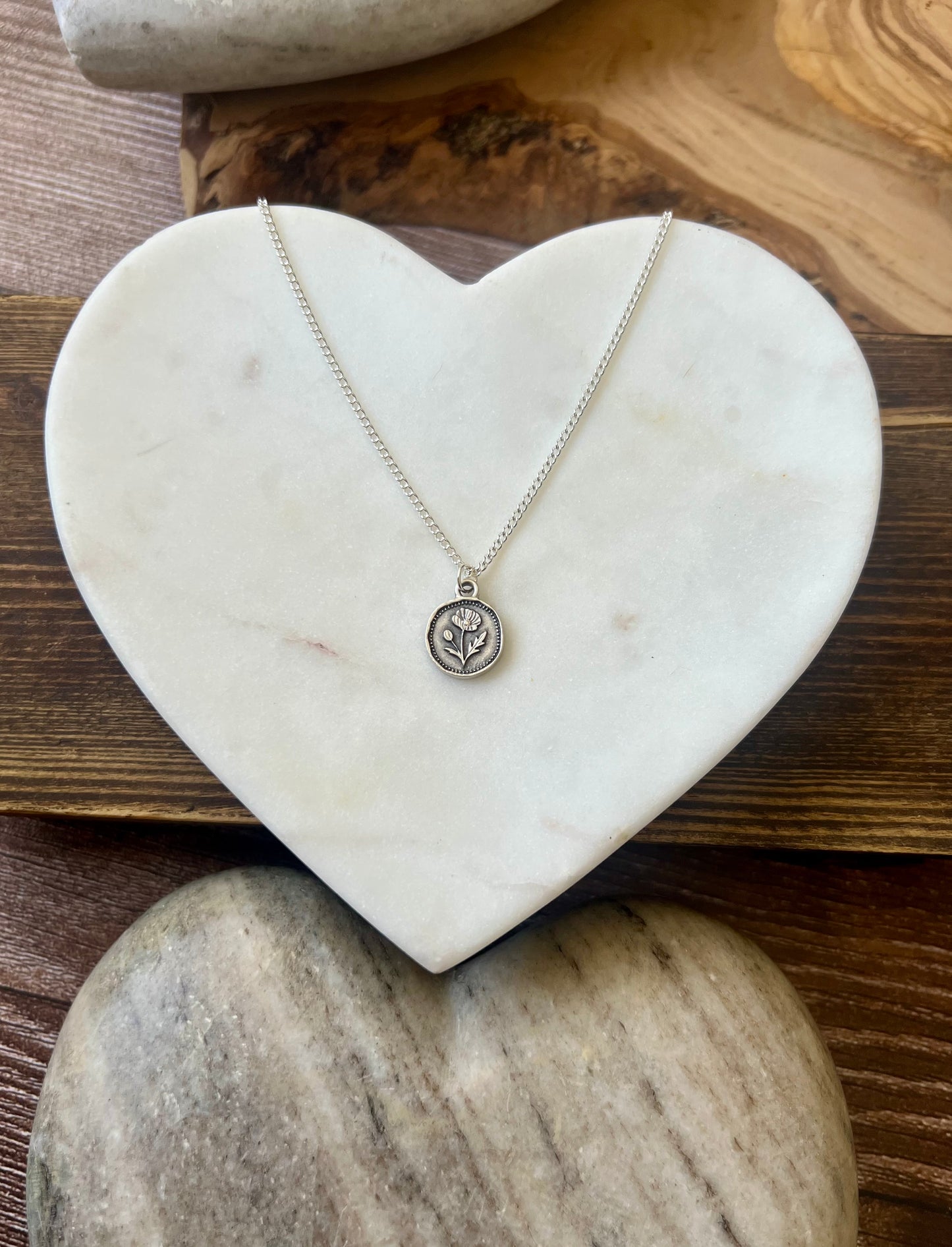 "Coin" Necklace~ Poppy