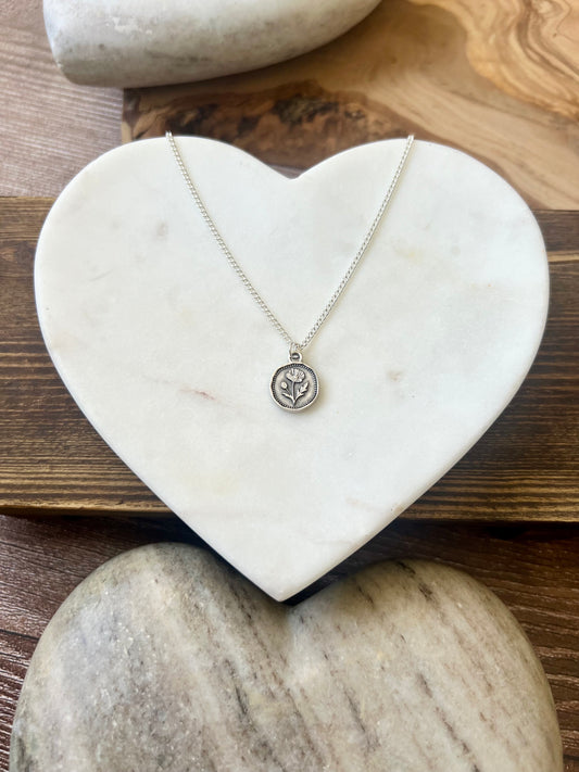 "Coin" Necklace~ Poppy