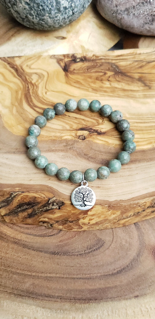 Pewter tree of life bracelet