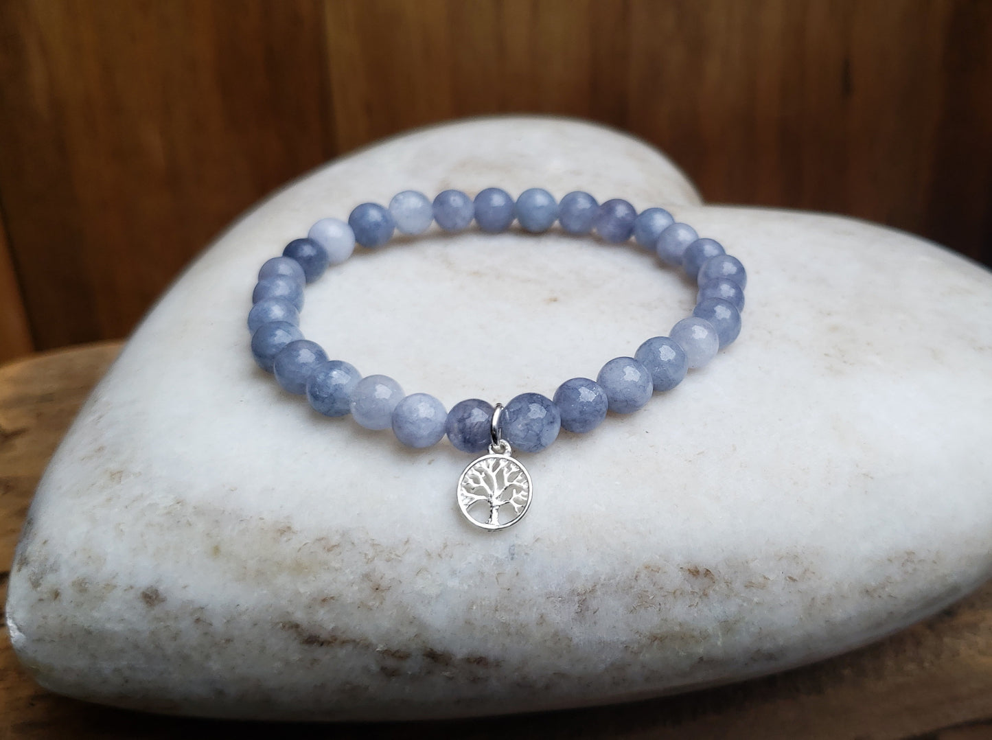 A Tree of life bracelet- aquamarine