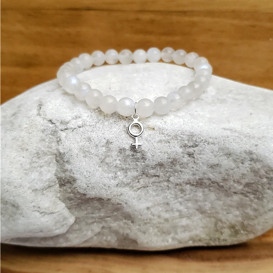 Goddess bracelet- Moonstone
