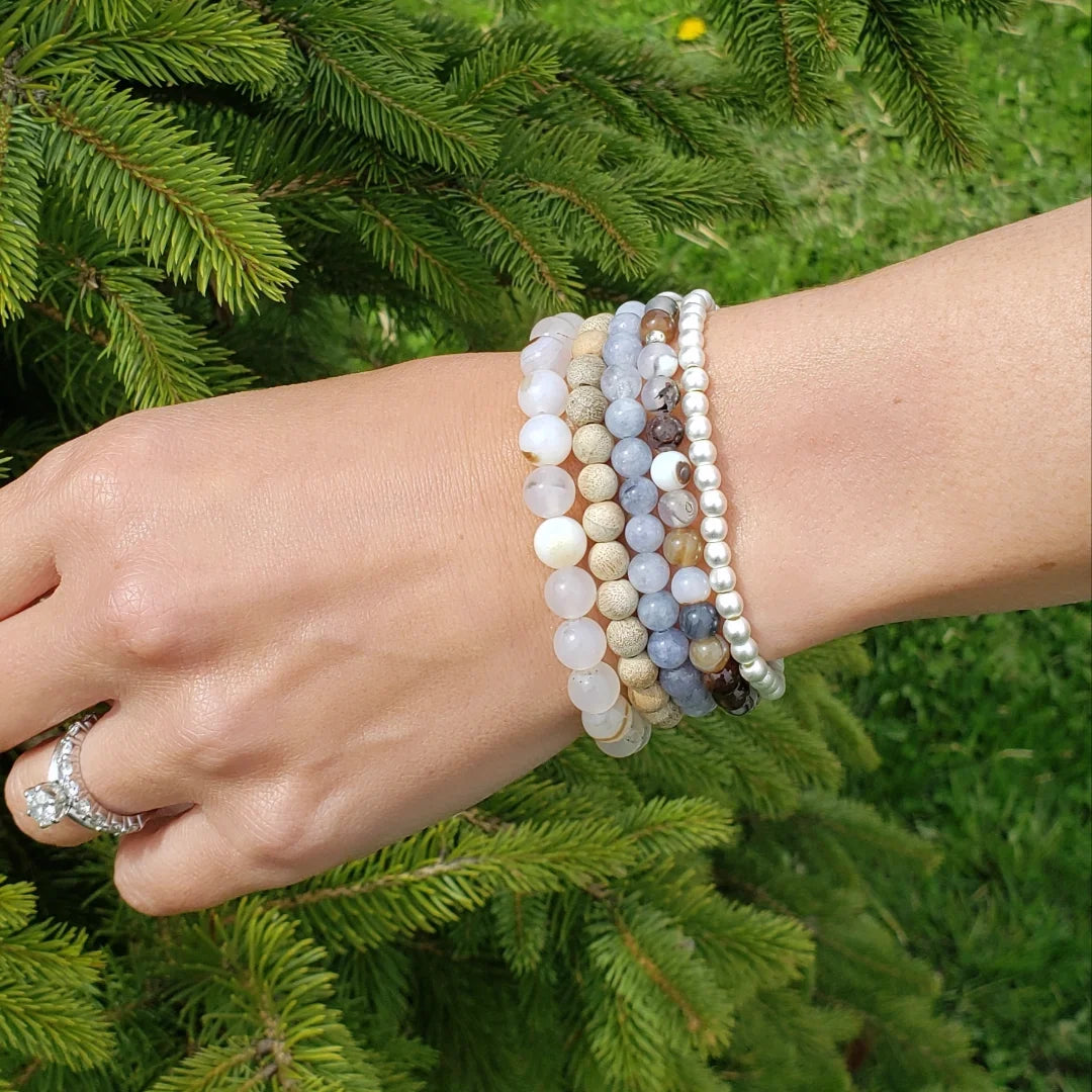 Bracelet stack~ soft light