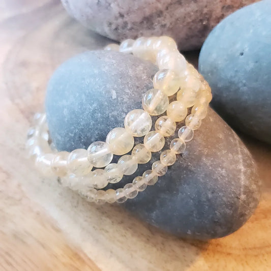 Citrine beaded bracelet- 3 sizes available
