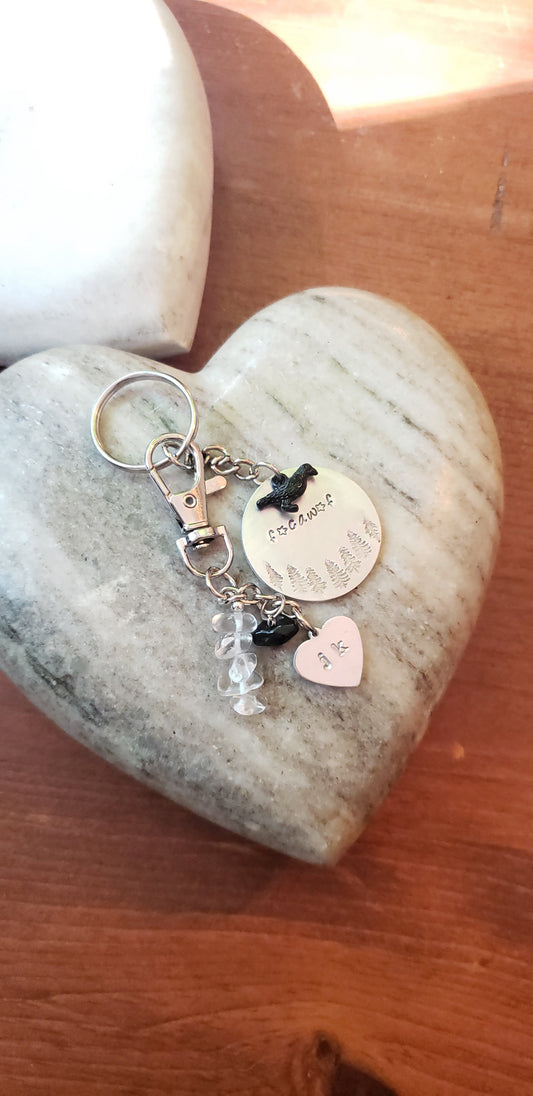 Keychain- f*caw*f (jk) crow