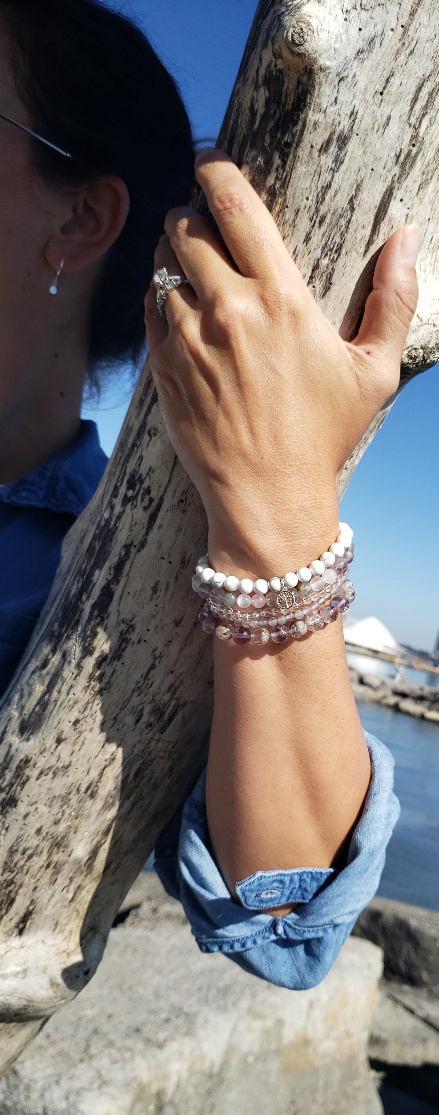 A Tree of life bracelet- Howlite