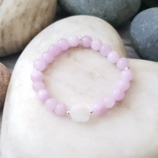 Kunzite and Moonstone