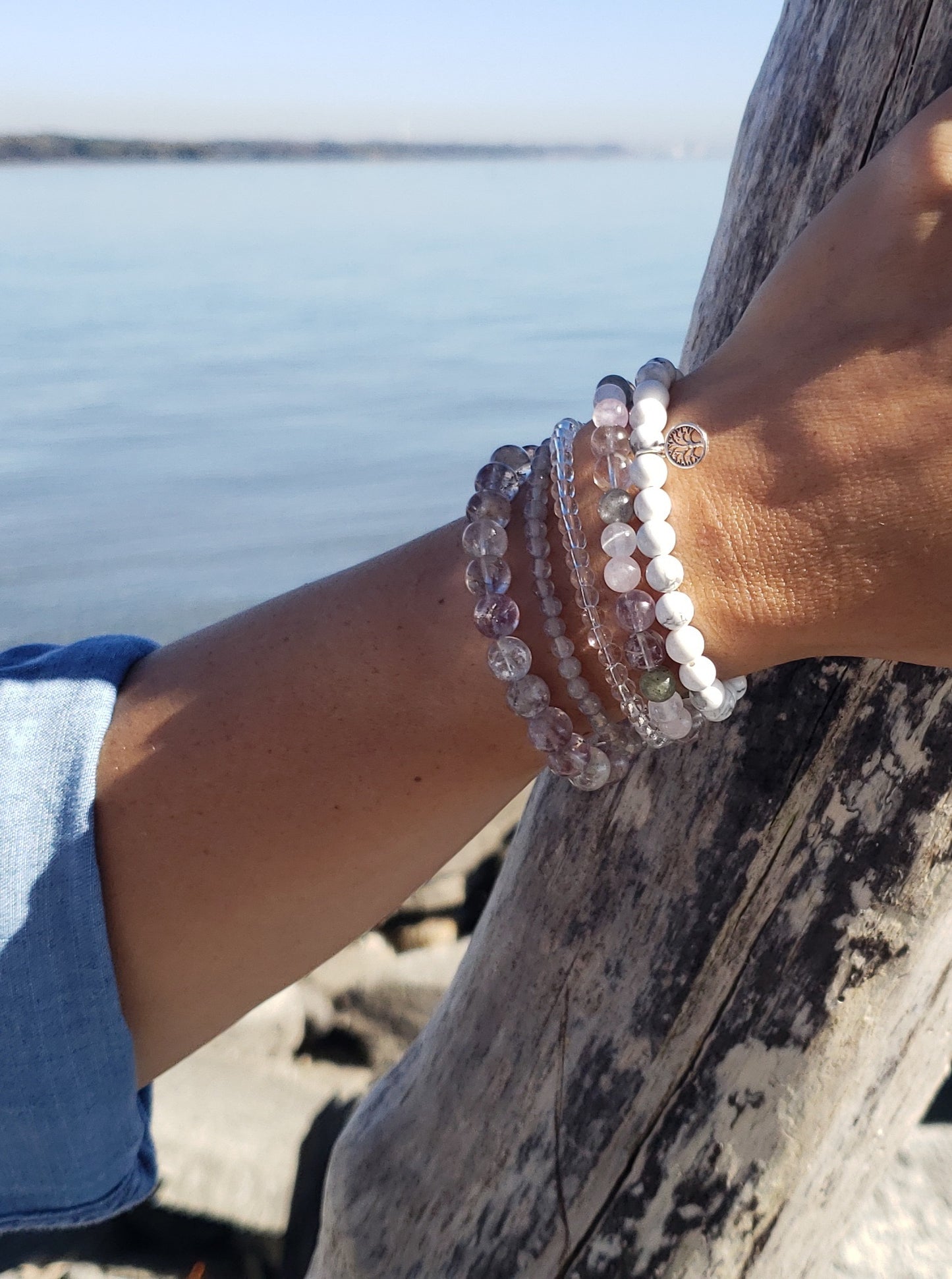 A Tree of life bracelet- Howlite