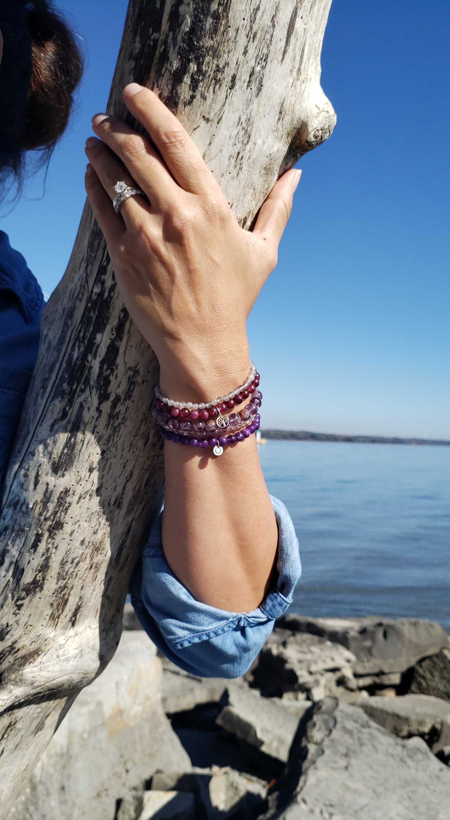 A Tree of life bracelet- amethyst