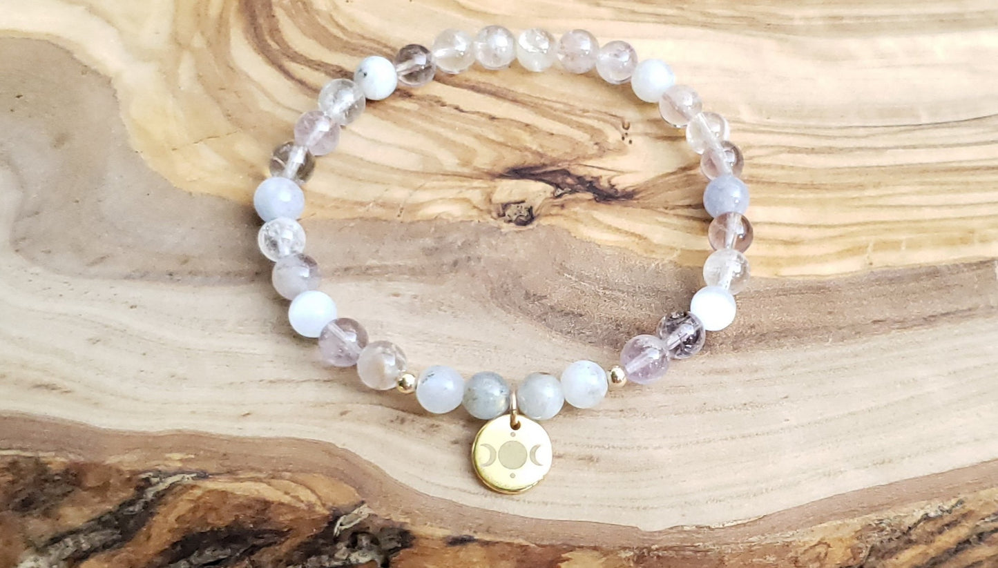 Moon phases- gold